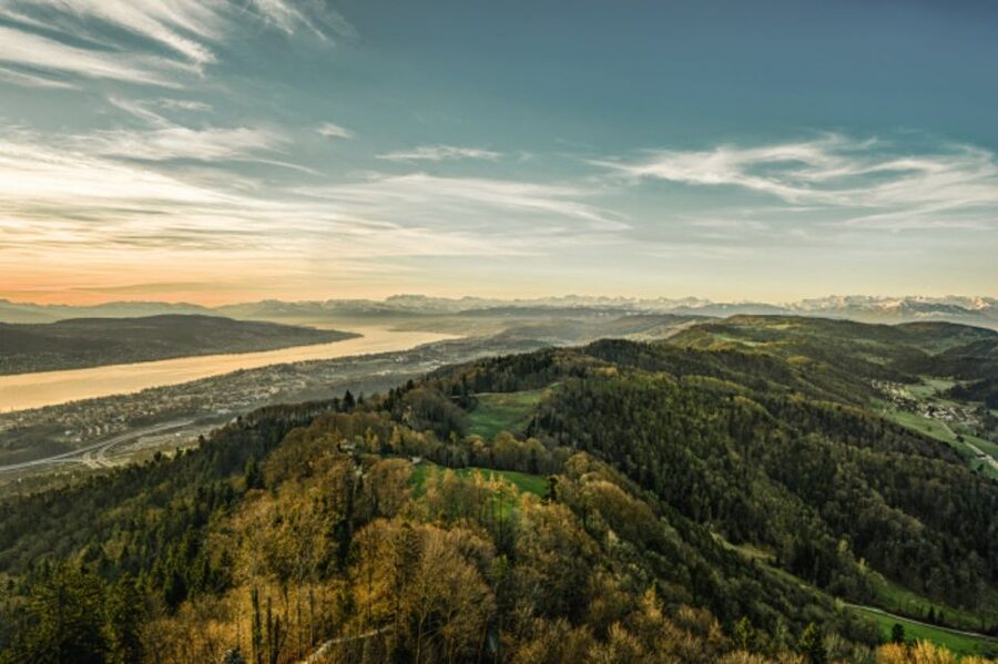 Zurich: Audio Guided City Tour and Train to “Top of Zurich” - Summit walk, Uto Kulm, and the two-level viewpoint plan