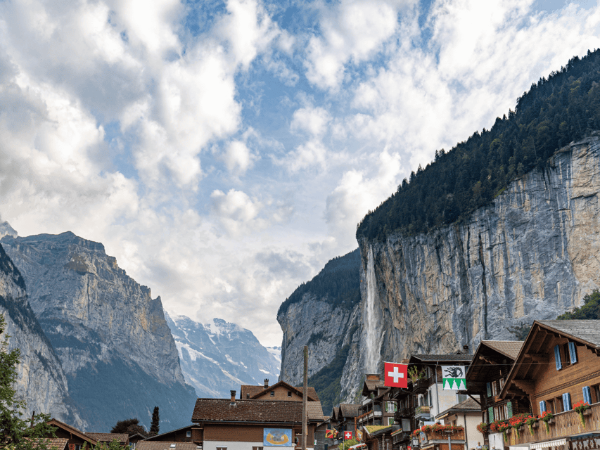Zurich/Bern/Interlaken/Lucern: Jungfrau & Lauterbrunnen Trip - Returning down: Lauterbrunnen and the waterfall valley finish