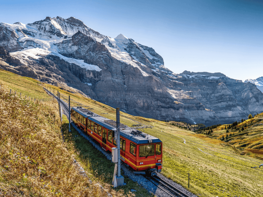 Zurich/Bern/Interlaken/Lucern: Jungfrau & Lauterbrunnen Trip - Eiger Cable Car and the climb to the Kleine Scheidegg area