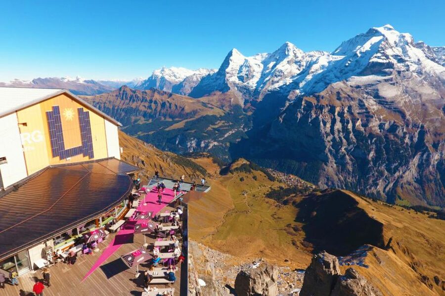 Zurich: Day trip to Schilthorn, Thrill Walk, and Bond World - Skyline Walk and Thrill Walk: walking on air, with a vertical wall moment