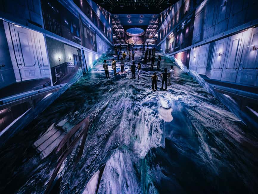 Zurich: Entrance ticket to the "Titanic" immersive exhibition at Lichthalle Maag - Surround sound realism: the musicians’ last moments