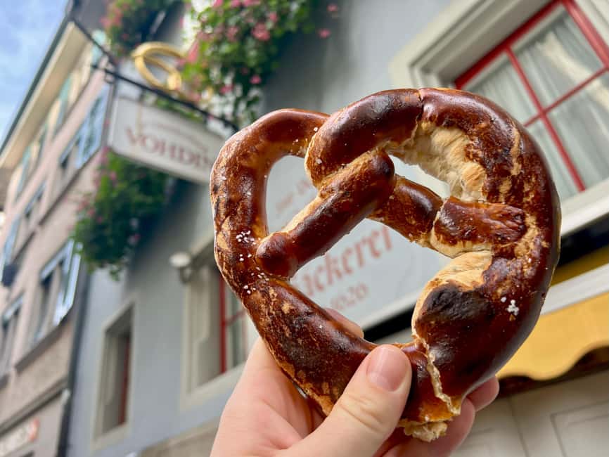 Zurich: Food Tour of 8+ Tastings with Cheeses & Chocolates - Swiss chocolate stop, then the secret dish you didn’t see coming