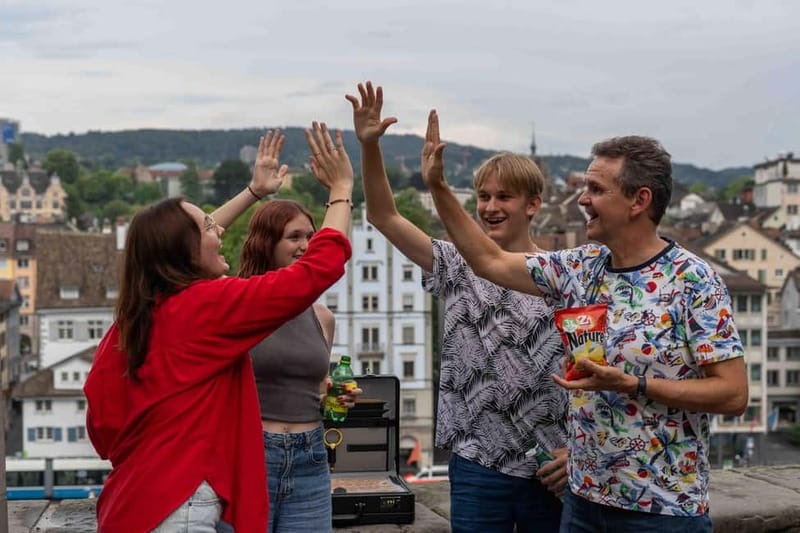 Zürich: guided Escape Game - Boatride, Snacks and Drinks - How the Limmatboat and Polybahn Change the Experience by Season