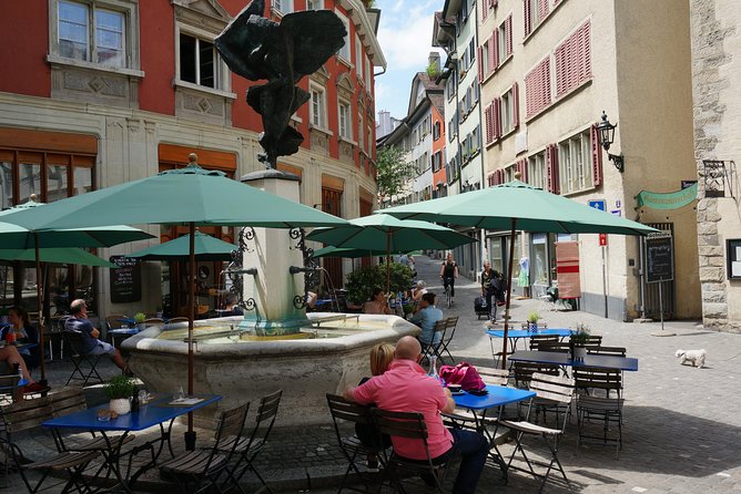 Zürich Historic District Tour - Grossmünster: Hidden Kreuzgang and a Medieval Baptism Font