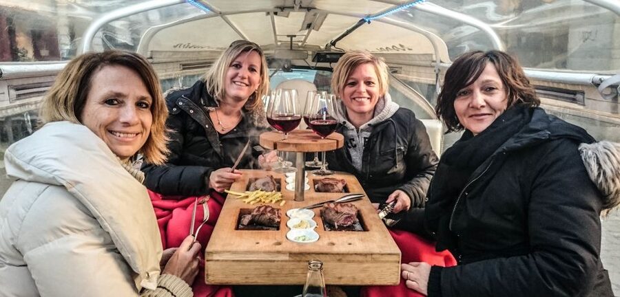 Zurich: Hot Stone Barbecue eTukTuk City Tour - How the barbecue eTukTuk city tour works, step by step
