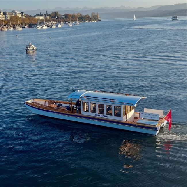 Zurich: Private Guided Boat Tour - Wollishofen to Fischersfritz, plus the swim stop on Lake Zurich