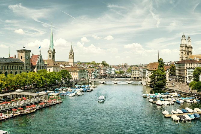 Zurich Sights: Cruise, Lindt Chocolate and optional FIFA Ticket - Old Town, St. Peter’s clock, and Fraumünster stained glass in one focused walk