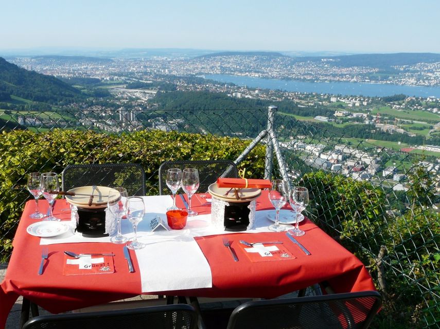 Zurich: Sunset Tour with Cheese Fondue - Kilchberg and Lindt Home of Chocolate, factory-shopping time