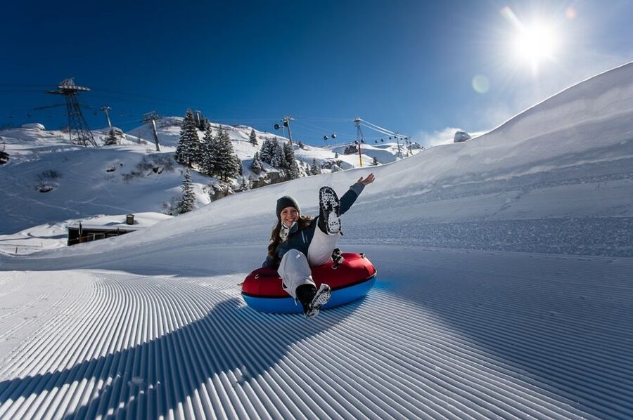 Zurich: Titlis First Time Ski Experience & Lucerne - Optional Mount Titlis summit: Rotair views, Glacier Cave, and Cliff Walk