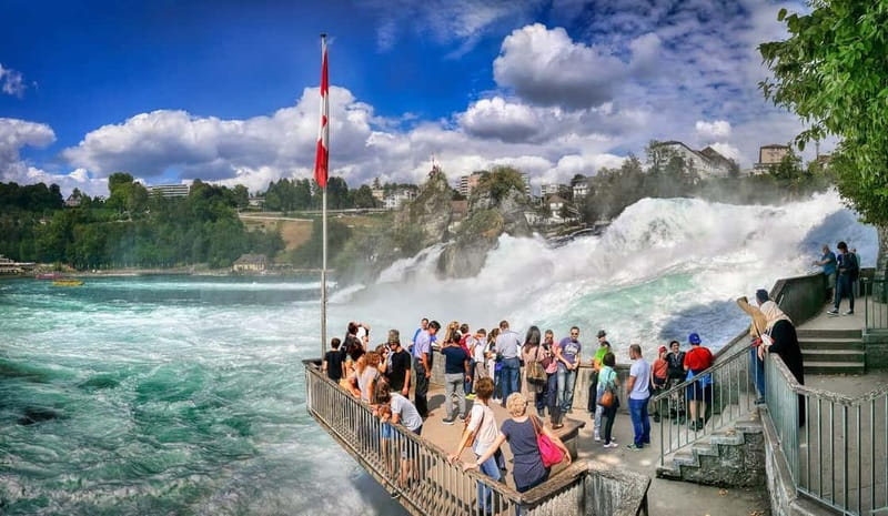 Zurich to Rhine Falls: Unforgettable Private Day Trip - Rhine Falls viewing platforms: the misty, up-close part